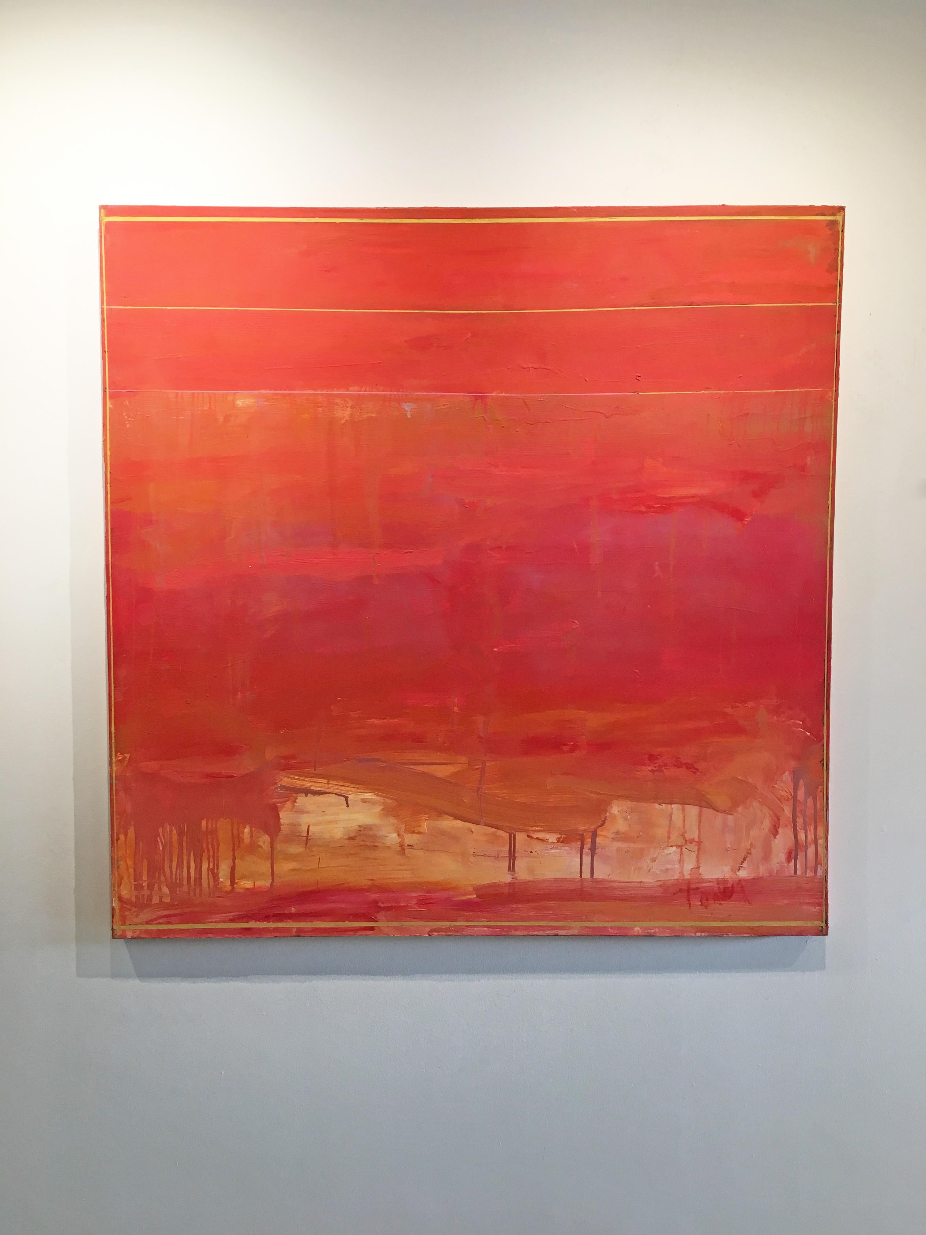 Je T'aime 9 - Painting by Linda Touby