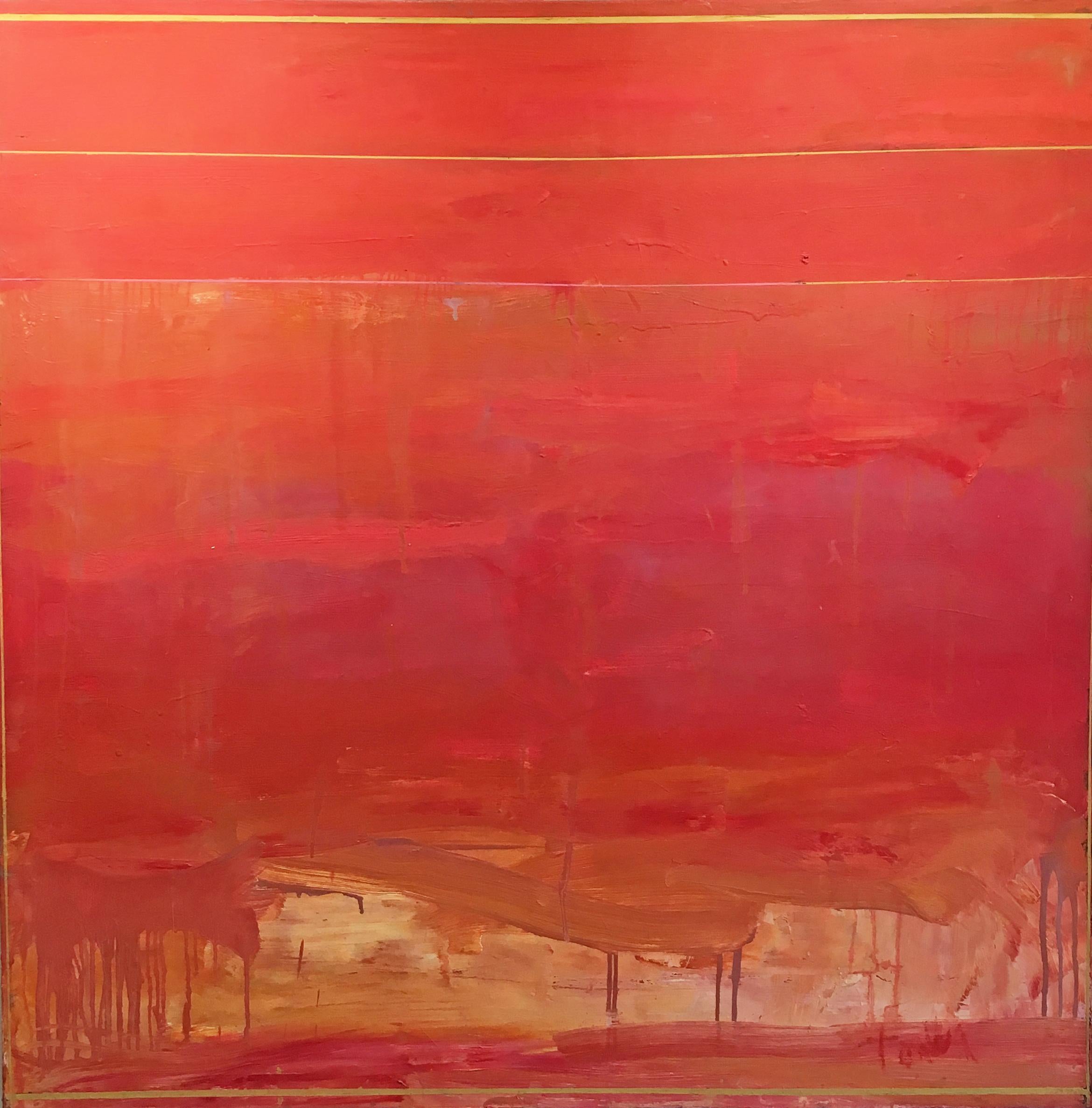 Linda Touby Abstract Painting - Je T'aime 9