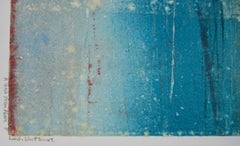 "A View From Above 'F' " Mixed Media Abstract by Maui Artist Linda Whittemore