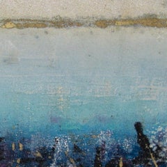 "Circadian Rhythms 'E' " Mixed Media Abstract on Paper by  Linda Whittemore