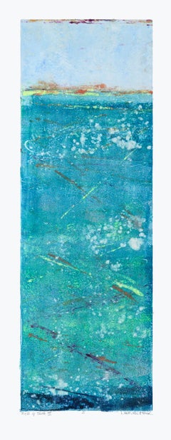 Used "Field of Truth III 'E" Mixed Media Abstract by Maui Artist