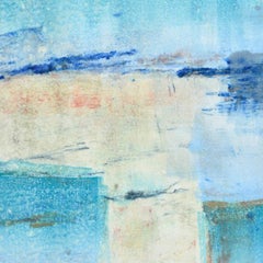 "Motion Formed 'D'" Mixed Media Abstract by Maui Artist