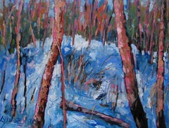 Thomson Winter, Gemälde, Öl auf Holzplatte