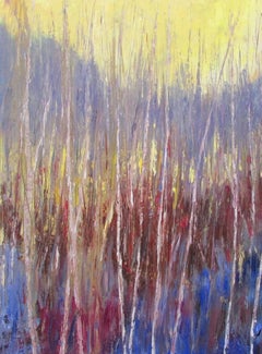 Abstracted Forest, Painting, Oil on Canvas