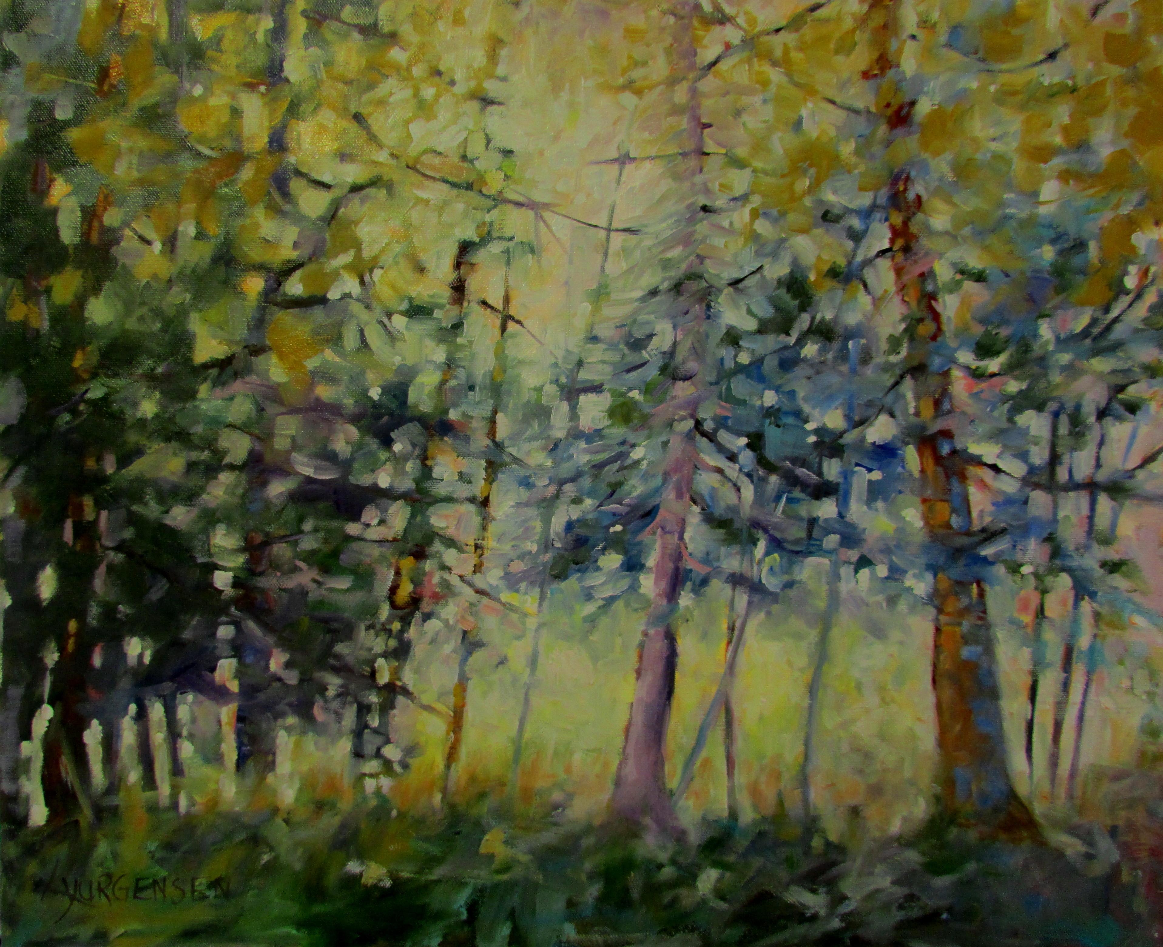 Forest Dream #3, Painting, Oil on Canvas