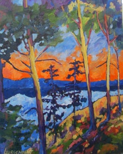 Island View, Painting, Oil on Canvas