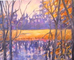 Lake View #2, Painting, Oil on Canvas