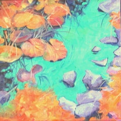 Pond Colors #2, Painting, Oil on Canvas