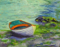 Stubbs Island Dingy, Painting, Oil on Canvas