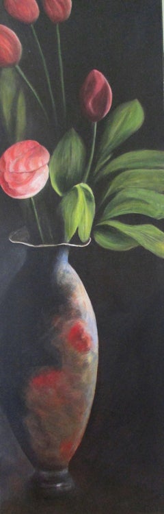 Tulpen, Gemälde, Acryl auf Leinwand