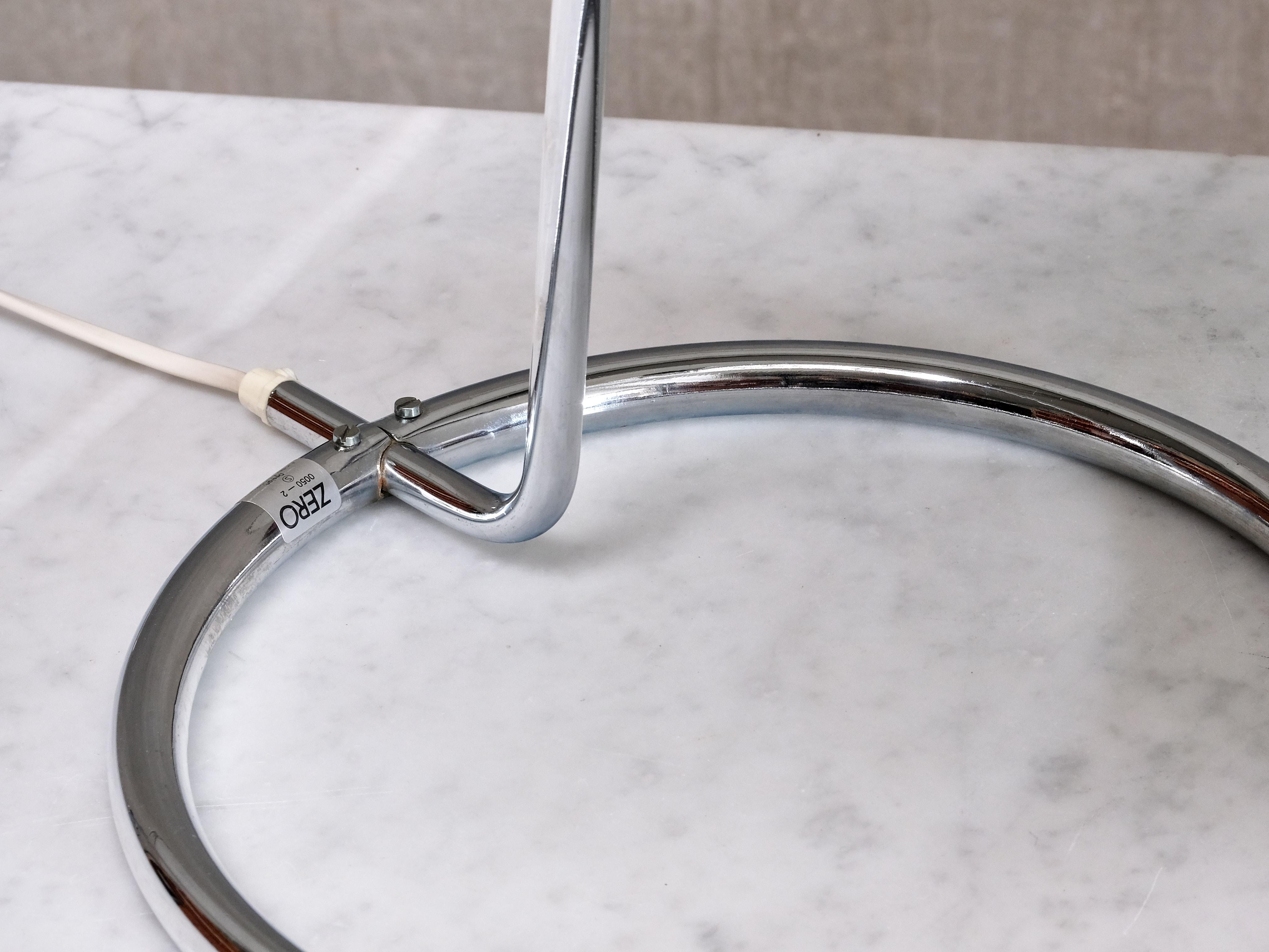 Lindau & Lindekrantz Large Table / Desk Lamp in Metal, Zero, Sweden, 1970s For Sale 6