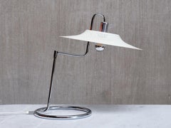 Lindau & Lindekrantz Große Tisch-/Schreibtischleuchte aus Metall, Zero, Schweden, 1970er Jahre