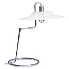 Lindau & Lindekrantz Large Table / Desk Lamp in Metal, Zero, Sweden, 1970s