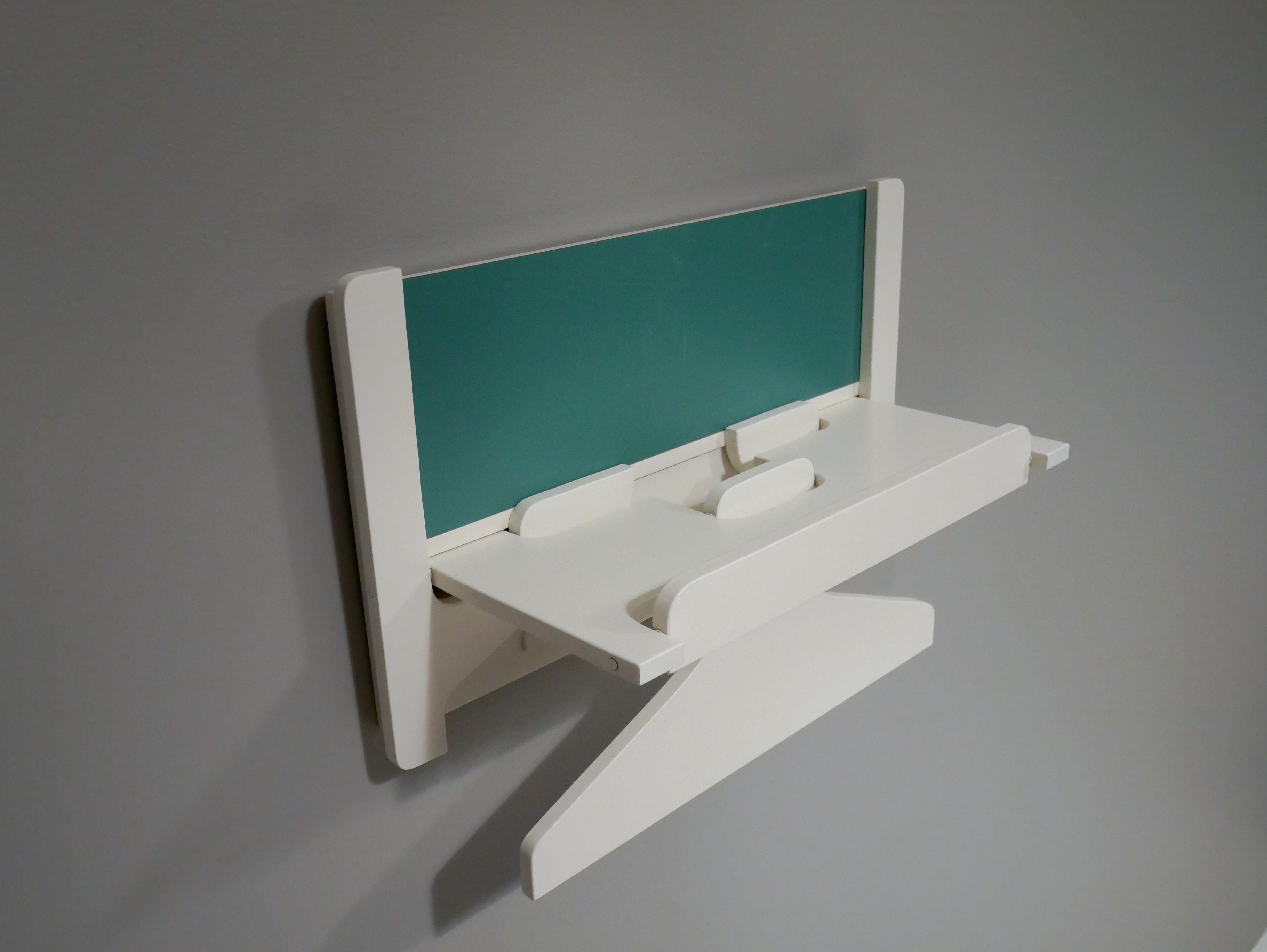 Late 20th Century Lindau & Lindekrantz Wall Mounted Clothes Valet, Sweden, 1970s For Sale
