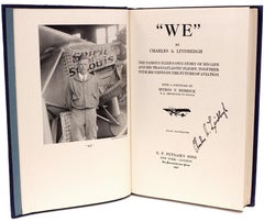 Lindbergh, Charles a., "We", 1927, First Edition, with the Dj & Signed