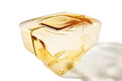 Mesa auxiliar de cristal Linde Freya Tangelder Fluid Joinery by Cassina