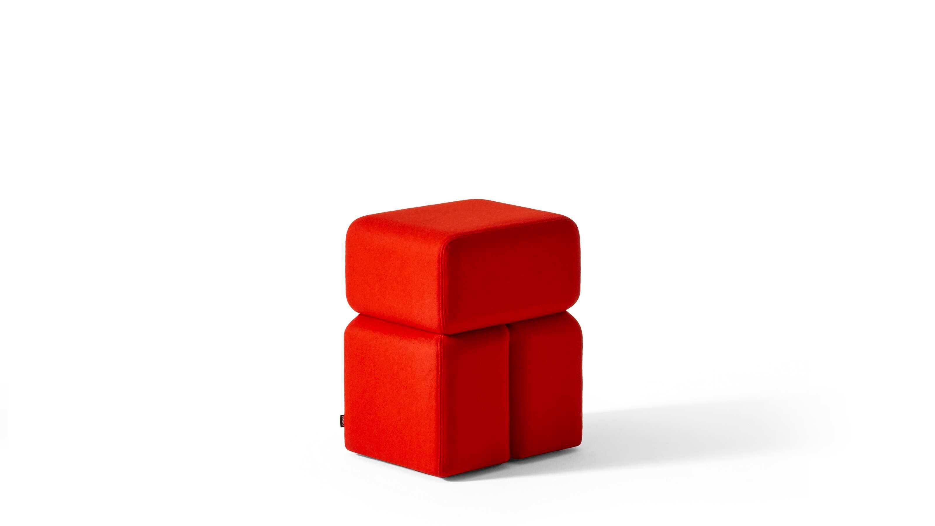 Italian Linde Freya Tangelder Soft Corners Poufs For Cassina For Sale