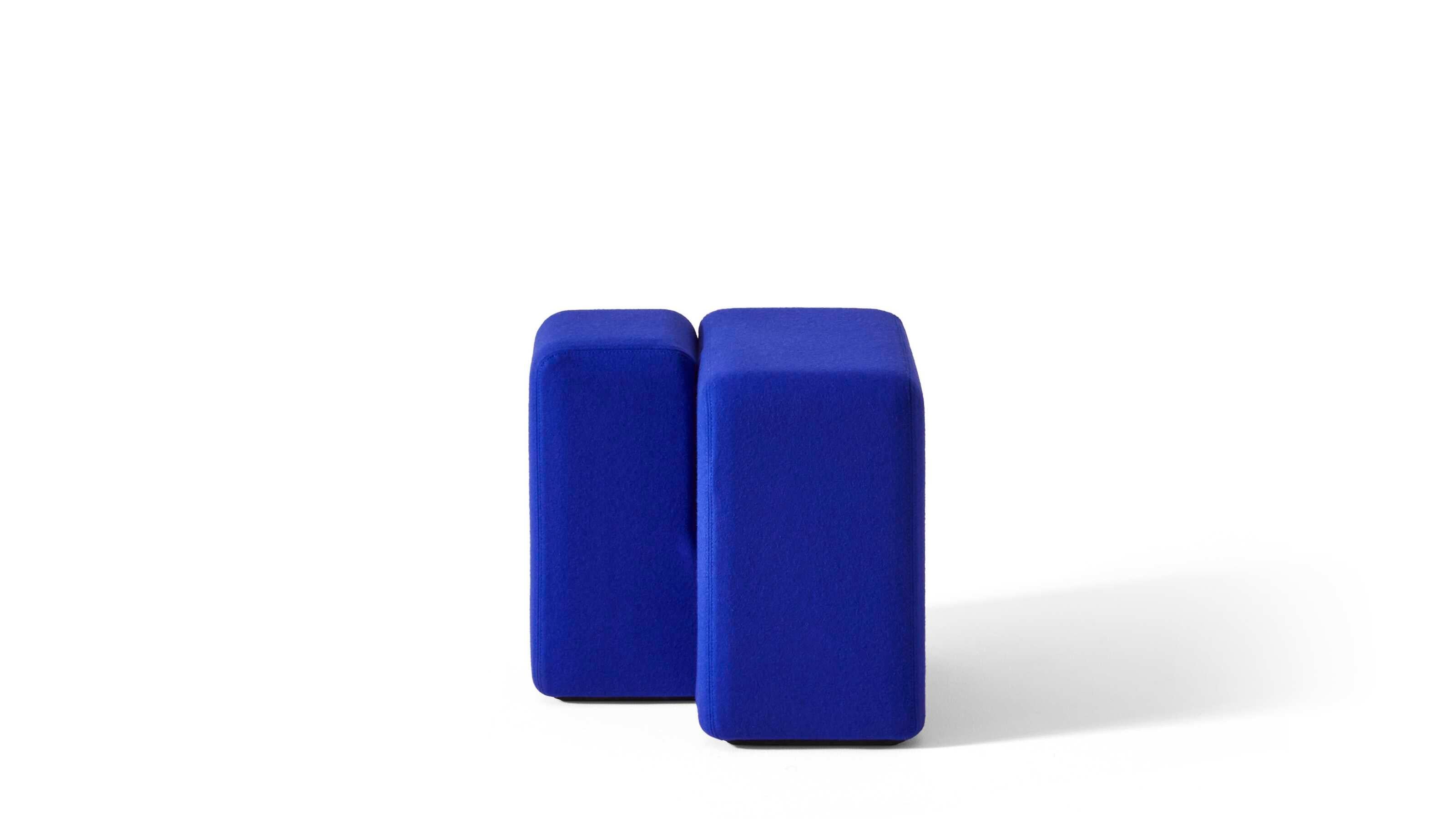 Italian Linde Freya Tangelder Soft Corners Poufs For Cassina For Sale