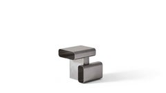 Linde Freya Tangelder Soft Corners Side Table, Modern Stainless Steel