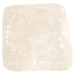 Linde Freya Tangelder Wax, Stone, Light Convex Body White Wall Lamp For Cassina