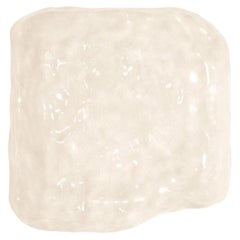 Linde Freya Tangelder Wax, Stone, Light Flat Body White Wall Lamp For Cassina