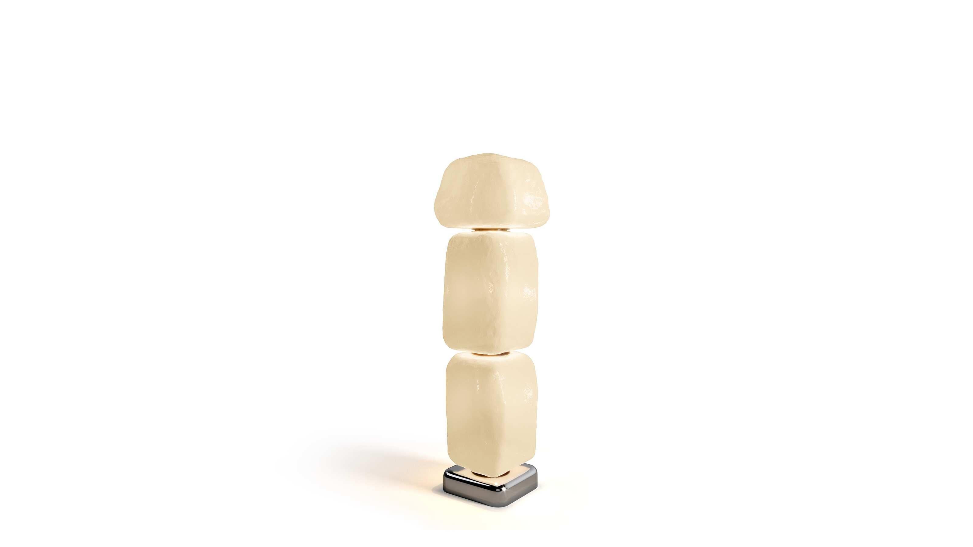 Linde Freya Tangelder Wachs, Stein, Lichttisch I für Cassina im Angebot 3