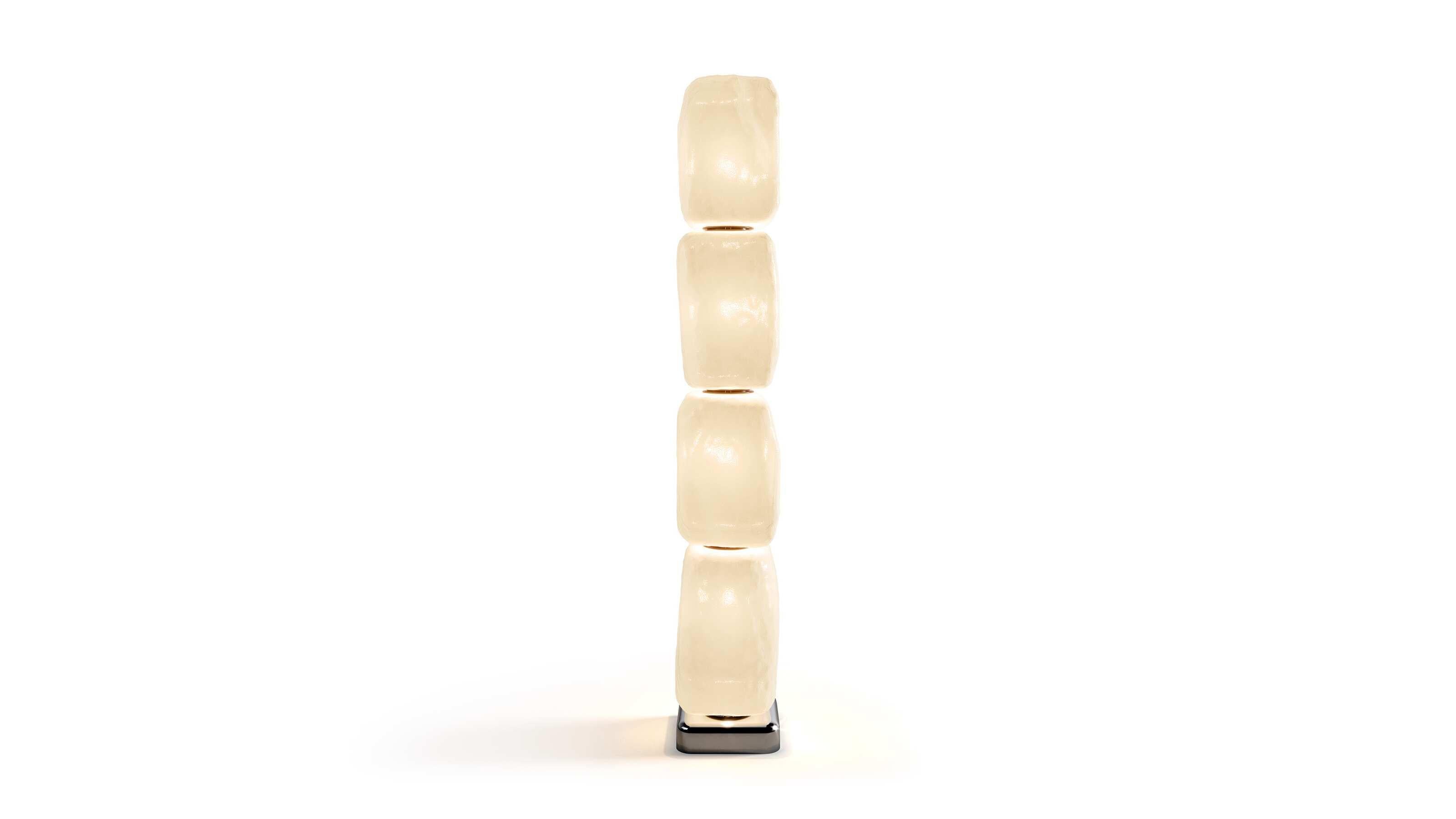 Linde Freya Tangelder Wachs, Stein, Lichttisch I für Cassina im Angebot 2
