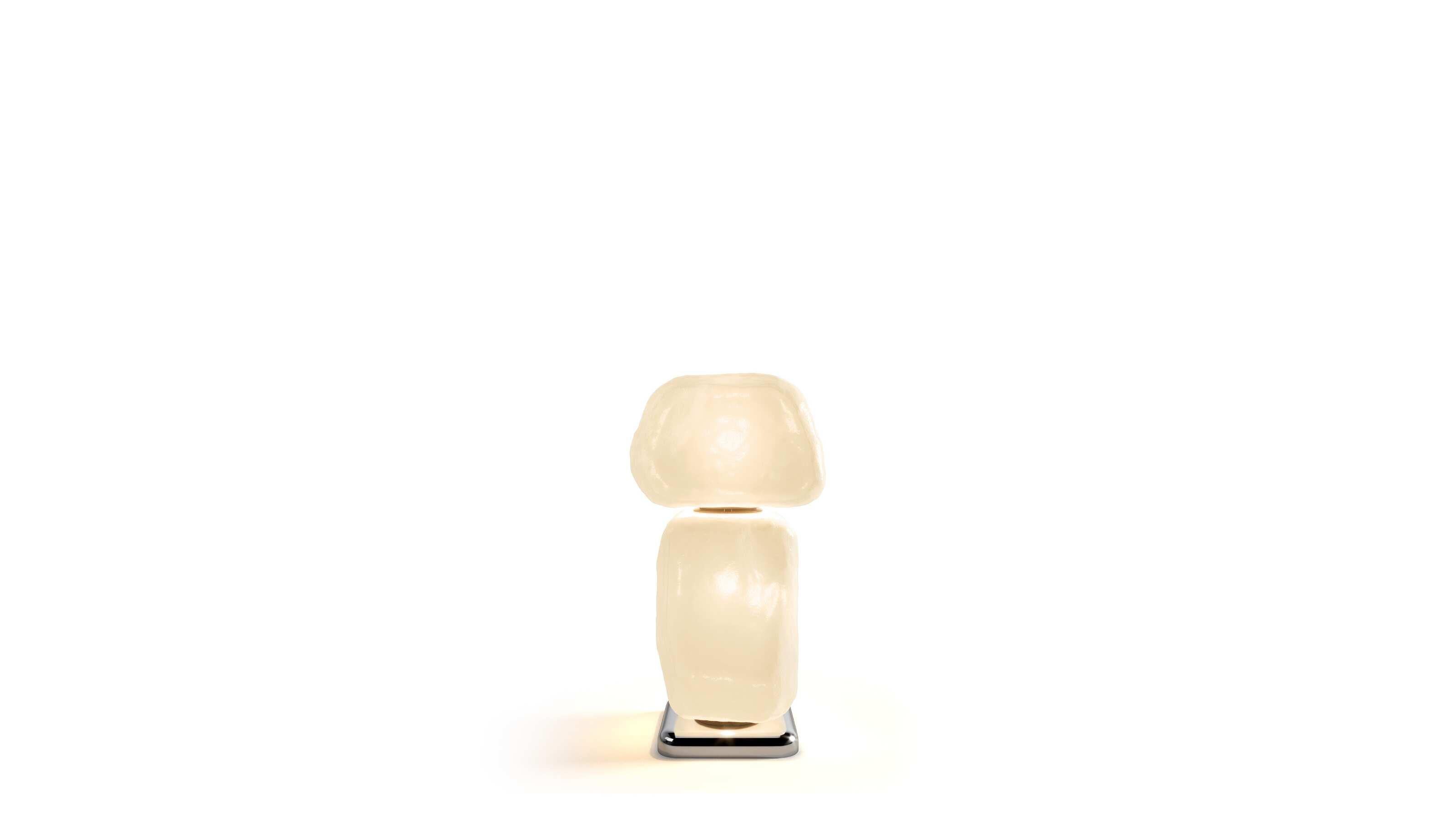 Linde Freya Tangelder Wachs, Stein, Lichttisch II für Cassina (Moderne der Mitte des Jahrhunderts) im Angebot