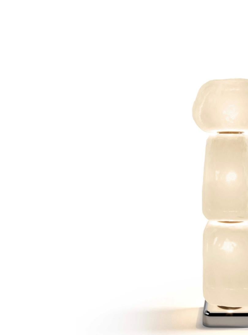 Linde Freya Tangelder Wachs, Stein, Lichttisch III für Cassina im Zustand „Neu“ im Angebot in Barcelona, Barcelona