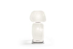 Linde Freya Tangelder Wax, Stone, Light Table Lamp White II For Cassina