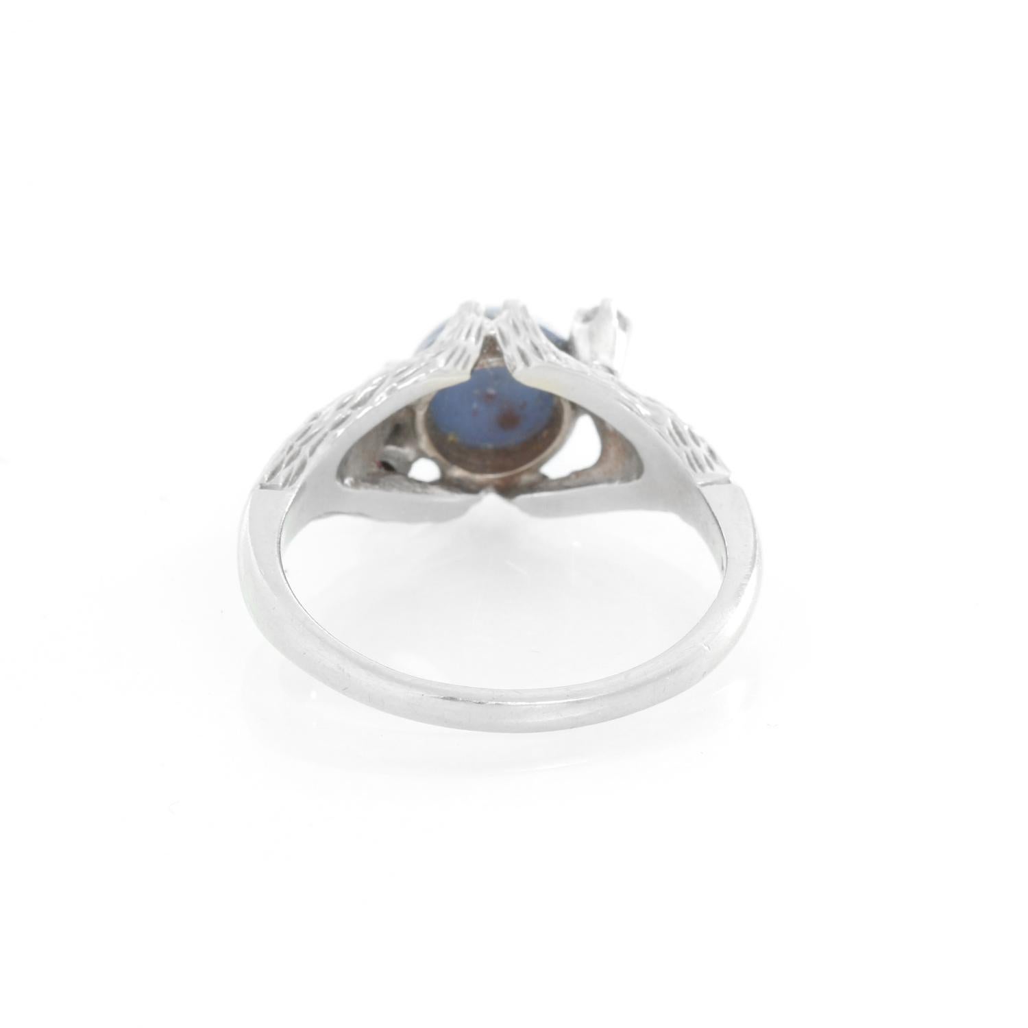 lindy star sapphire ring