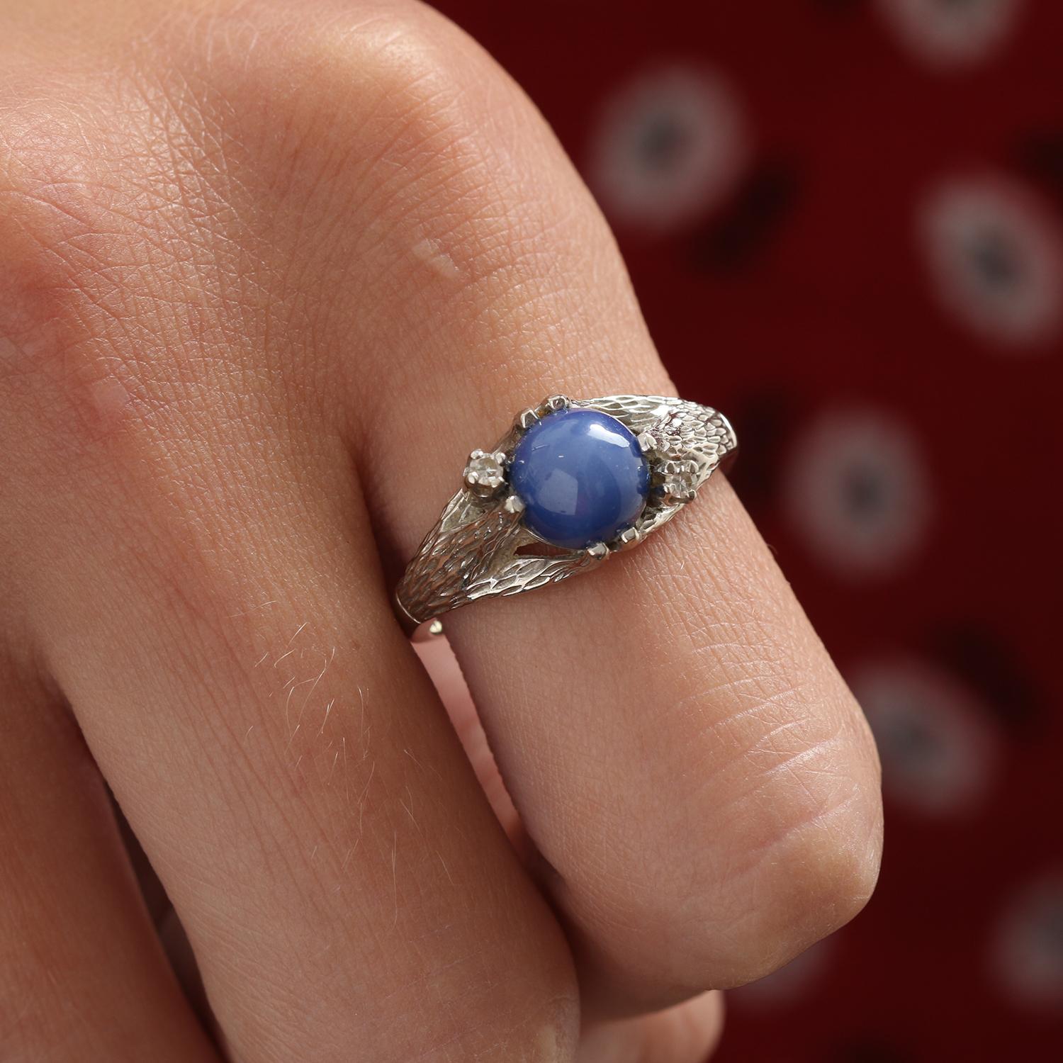 lindy star sapphire ring