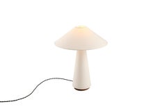 Linden Table Lamp with Contemporary Linen Shades by Studio Dunn