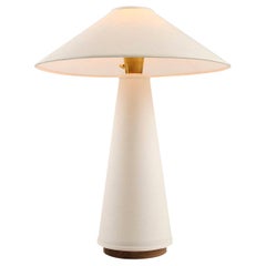 Linden Table Lamp with Contemporary Linen Shades by Studio Dunn