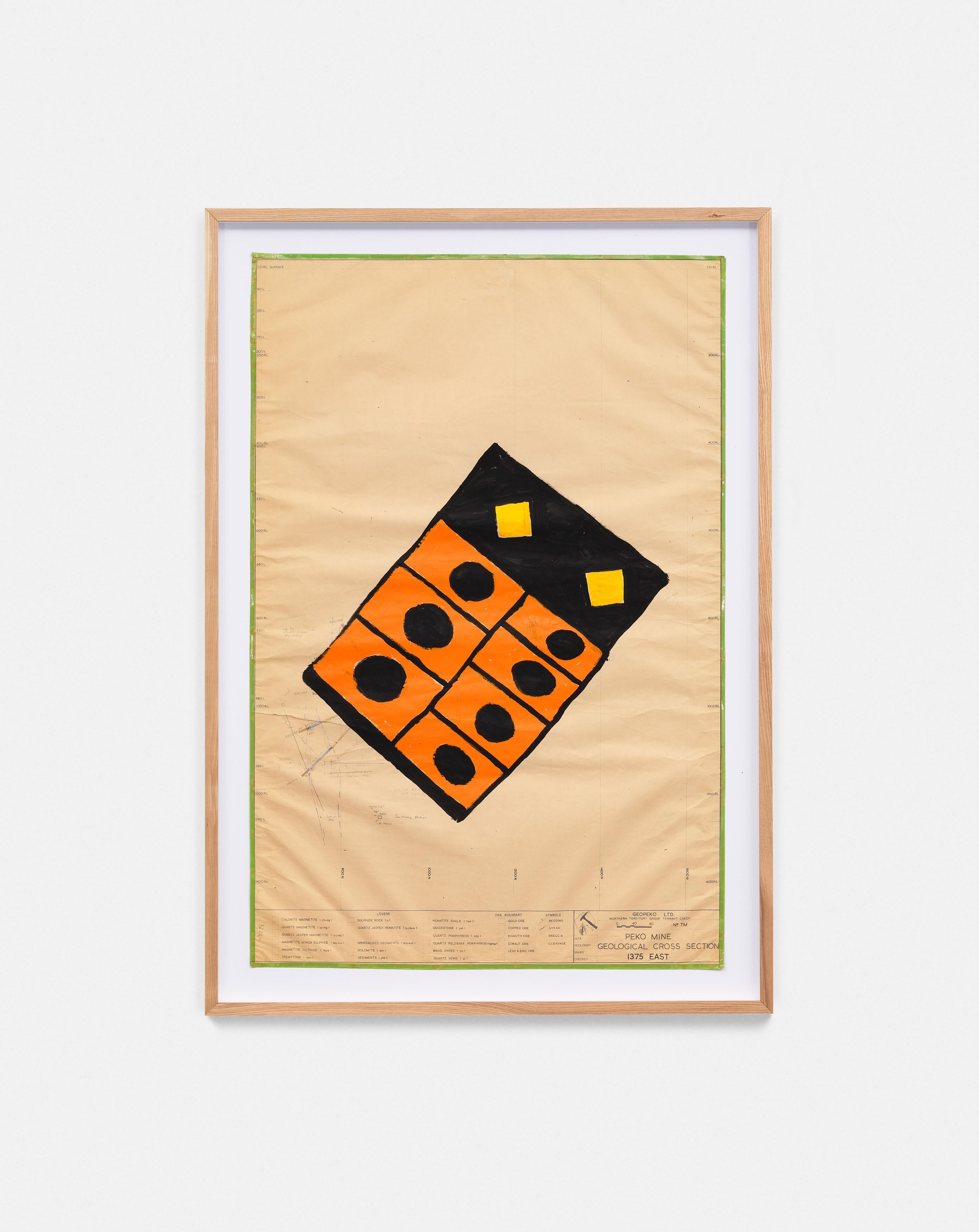 Zeremonielles Motiv II (Abstrakt), Painting, von Lindsay Nelson