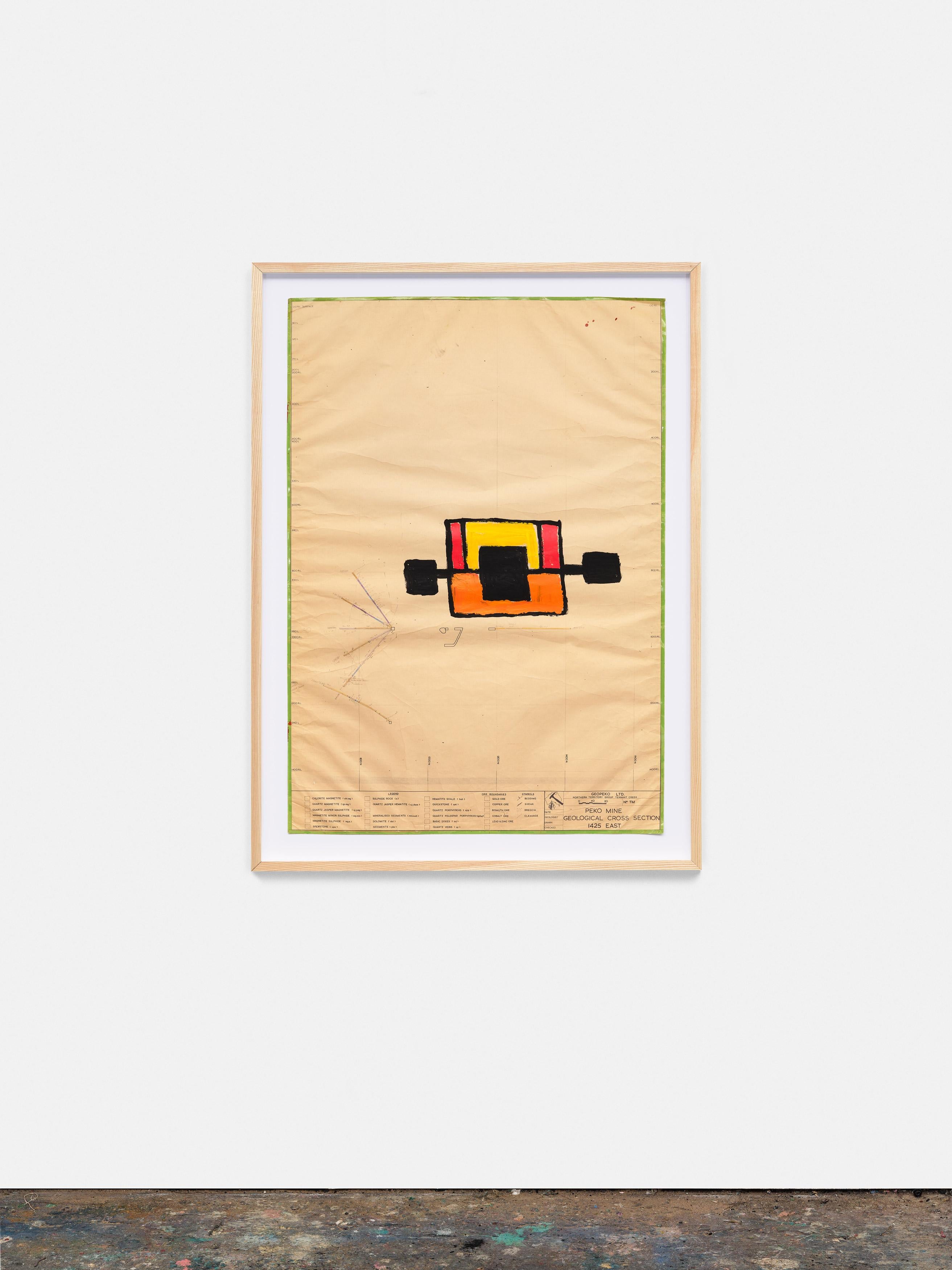 Ceremonial Motif III - Painting by Lindsay Nelson