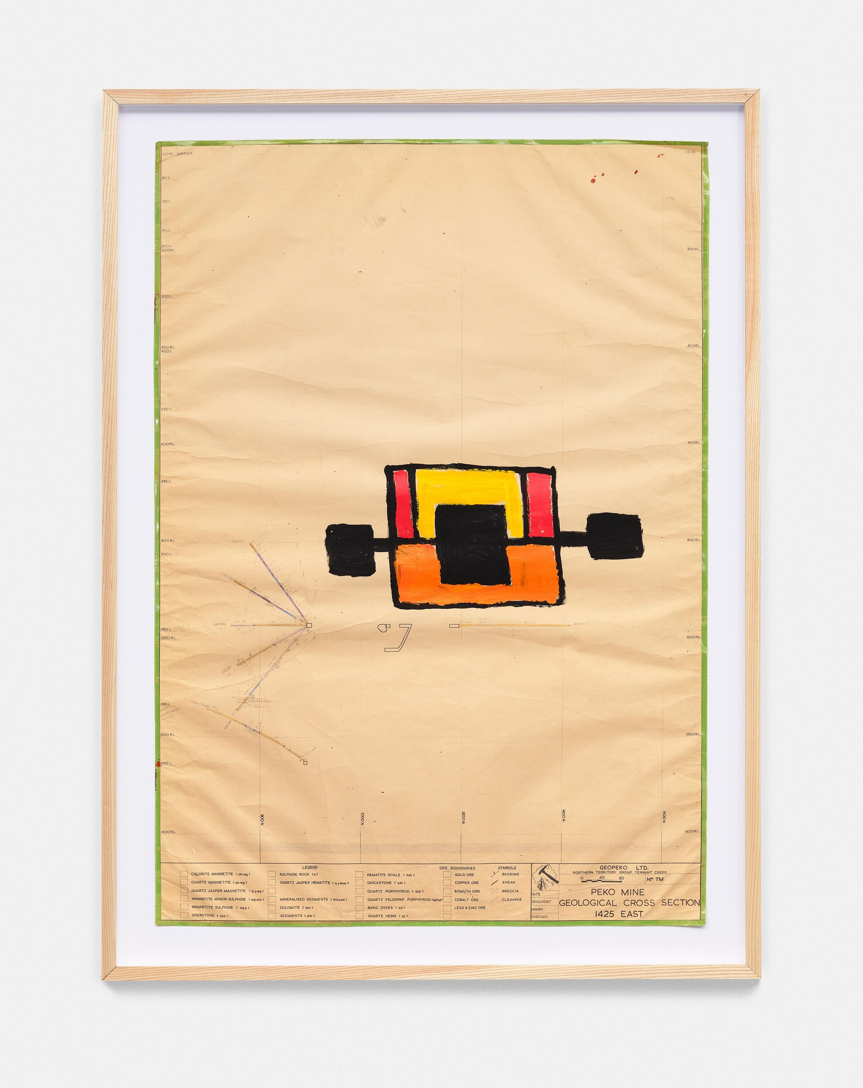 Ceremonial Motif III - Abstract Painting by Lindsay Nelson