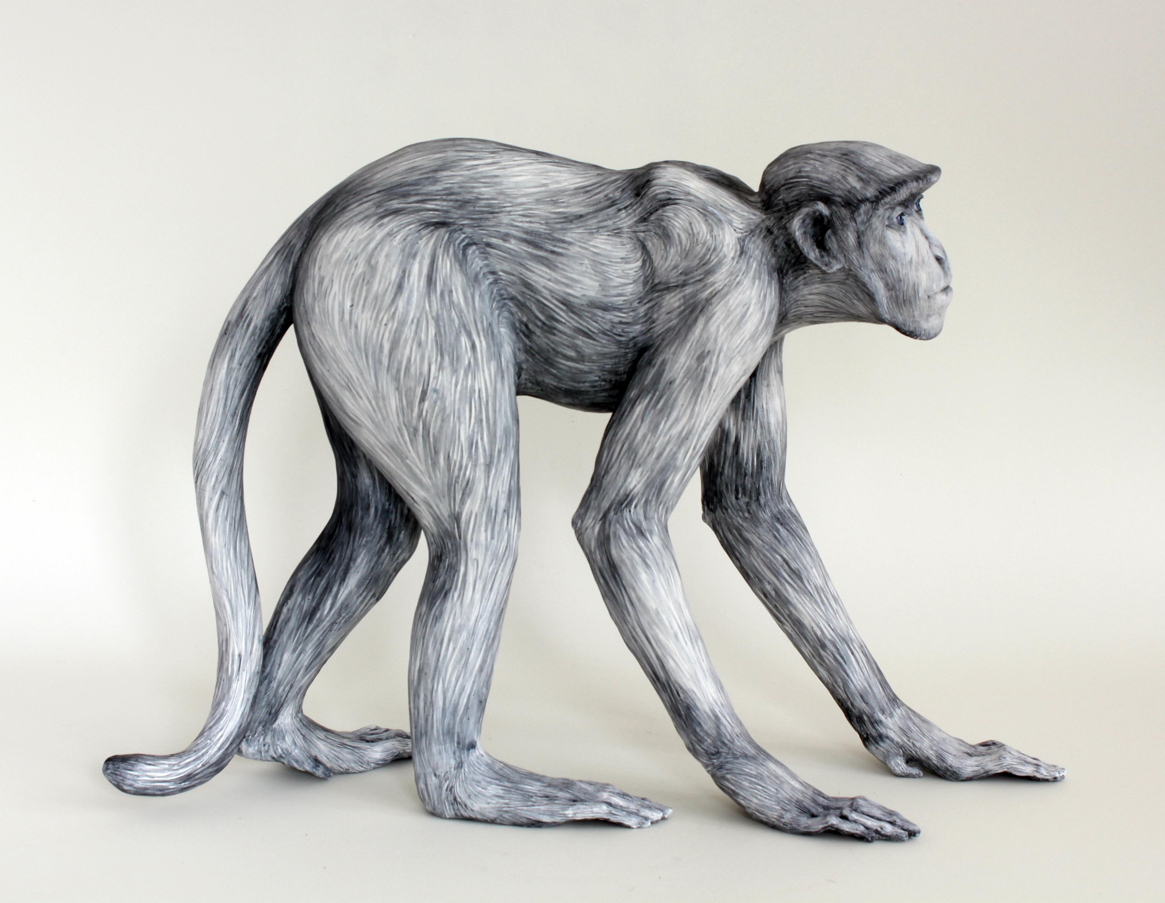 Pelage di Lindsay Pichaske, 2022, Scultura figurativa in ceramica, animali, pittura in vendita 1
