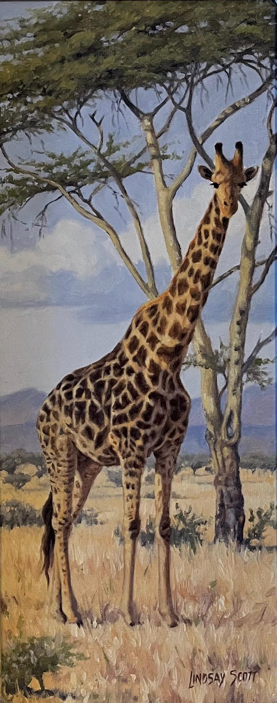 Lindsay Scott Animal Painting - Beside the Fever Tree