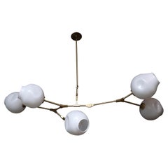 Lindsey Adelman 5 Globe Branching Bubble Chandelier