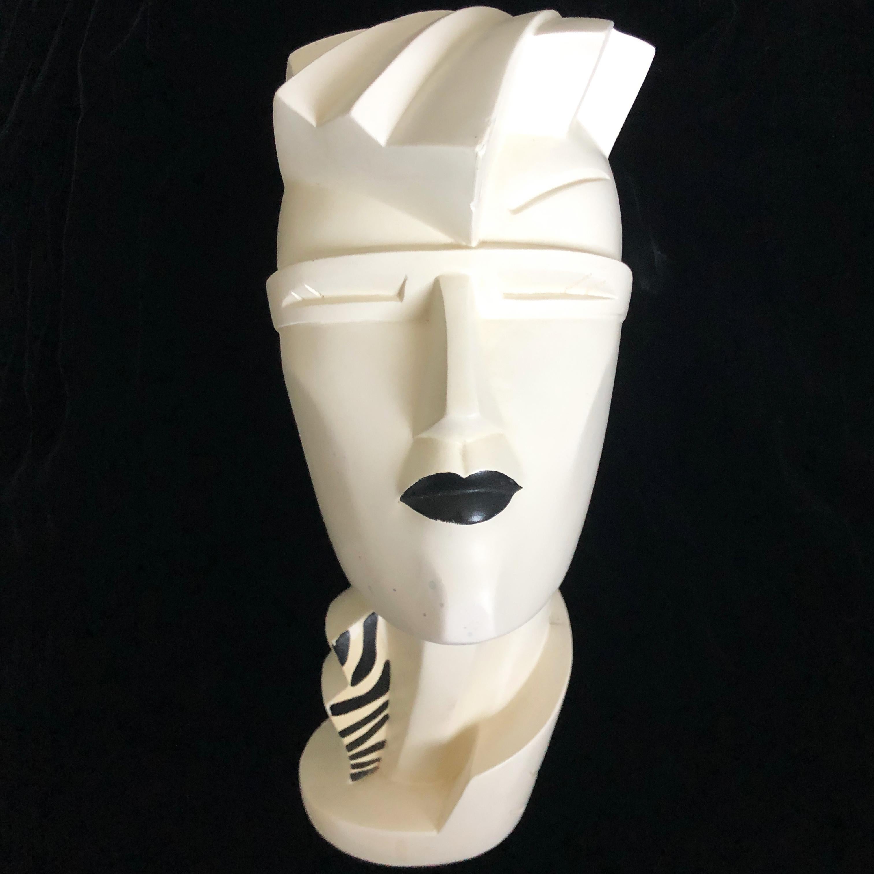 Lindsey B Balkweill-Skulptur 80er Jahre Mode Mannequin-Kopf Wohndekor Original  im Angebot 2