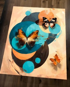 "Caleidoscopio nº 1" de Lindsey Kustusch, Naturaleza muerta contemporánea, Pintura al óleo