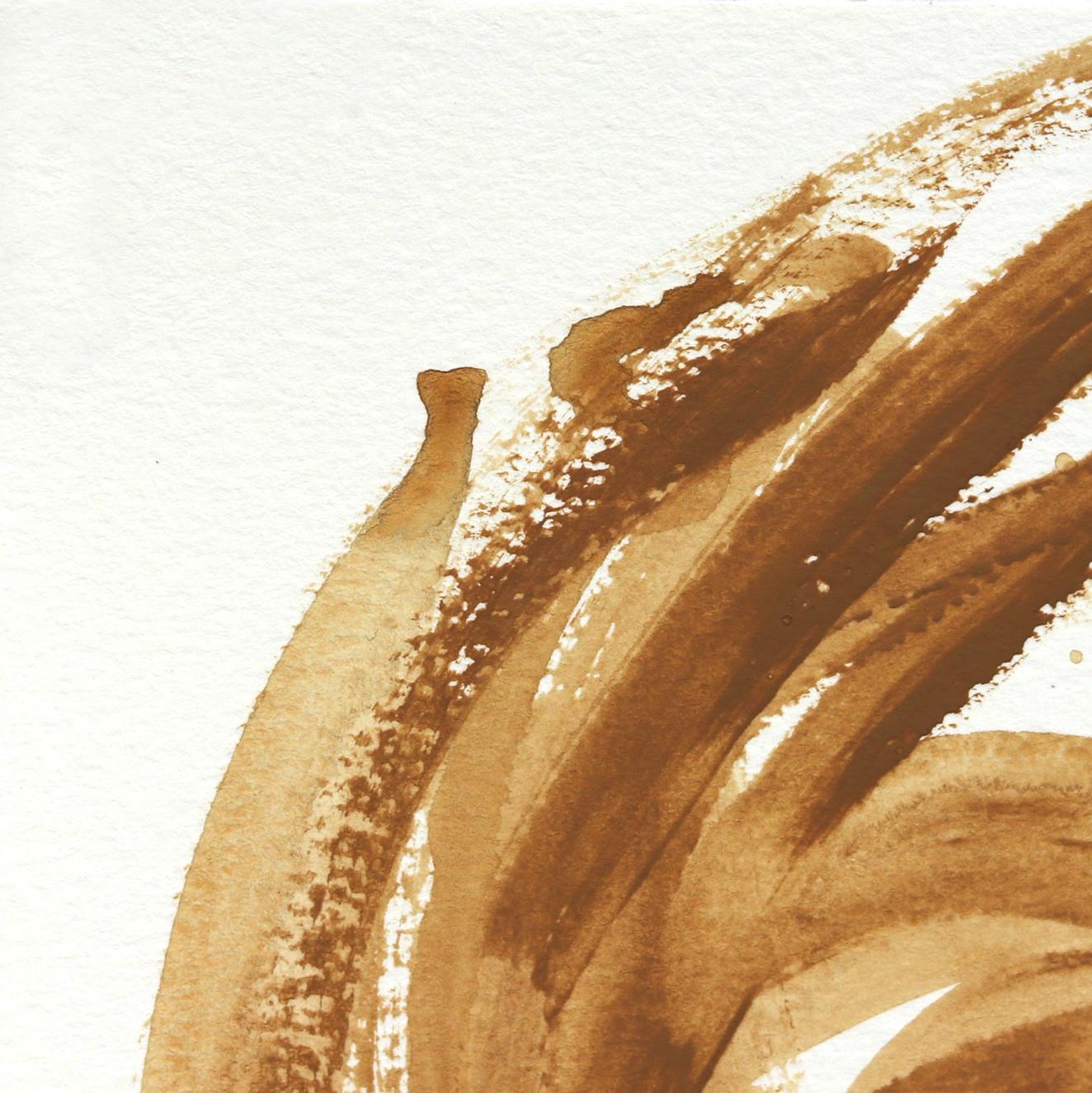 Café Helado Bomba 2 -  Retrato figurativo abstracto de mujer - Painting Contemporáneo de Lindsey McCord