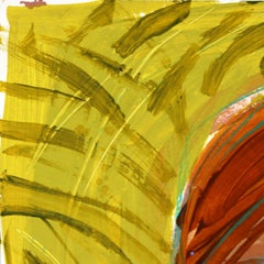 Southern Staycation - Colorful Abstract Figurative Portrait Painting