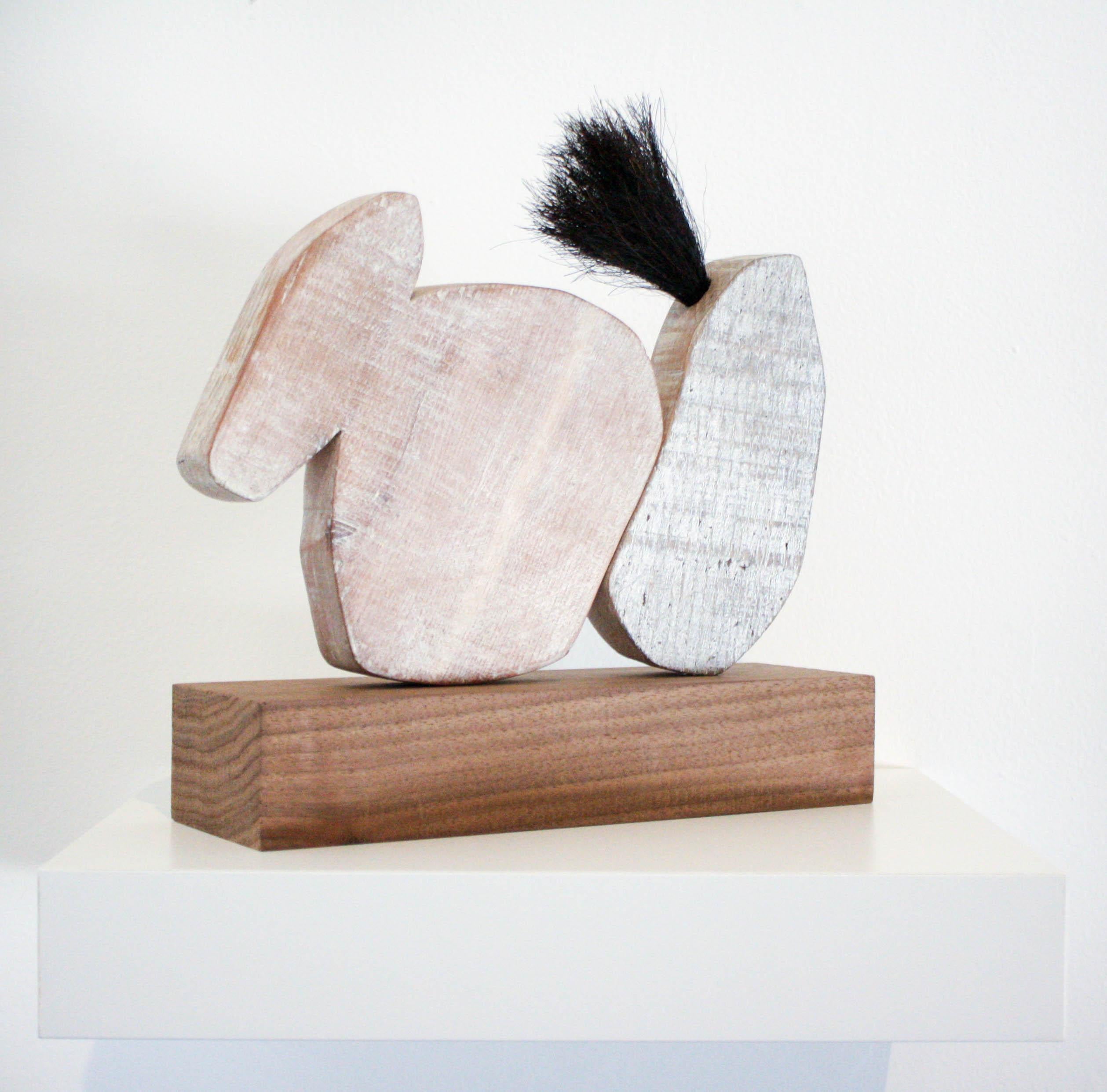 Intimate by Proxy - Brown Abstract Sculpture by Lindsy Davis 