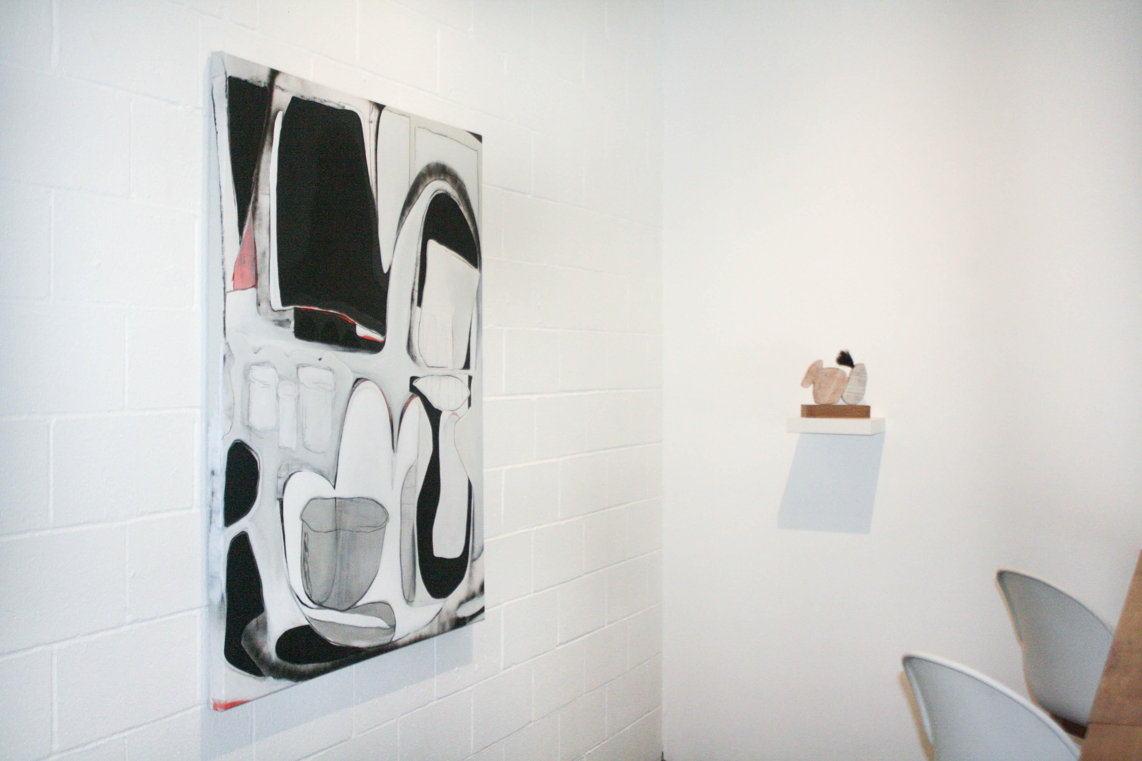 Lindsy Davis is an American artist known for her gesture and negative space work that push and pull the eyes’ perception of space and depth. Lindsy works prolifically in series, her compositions question ideas of perceived perception through