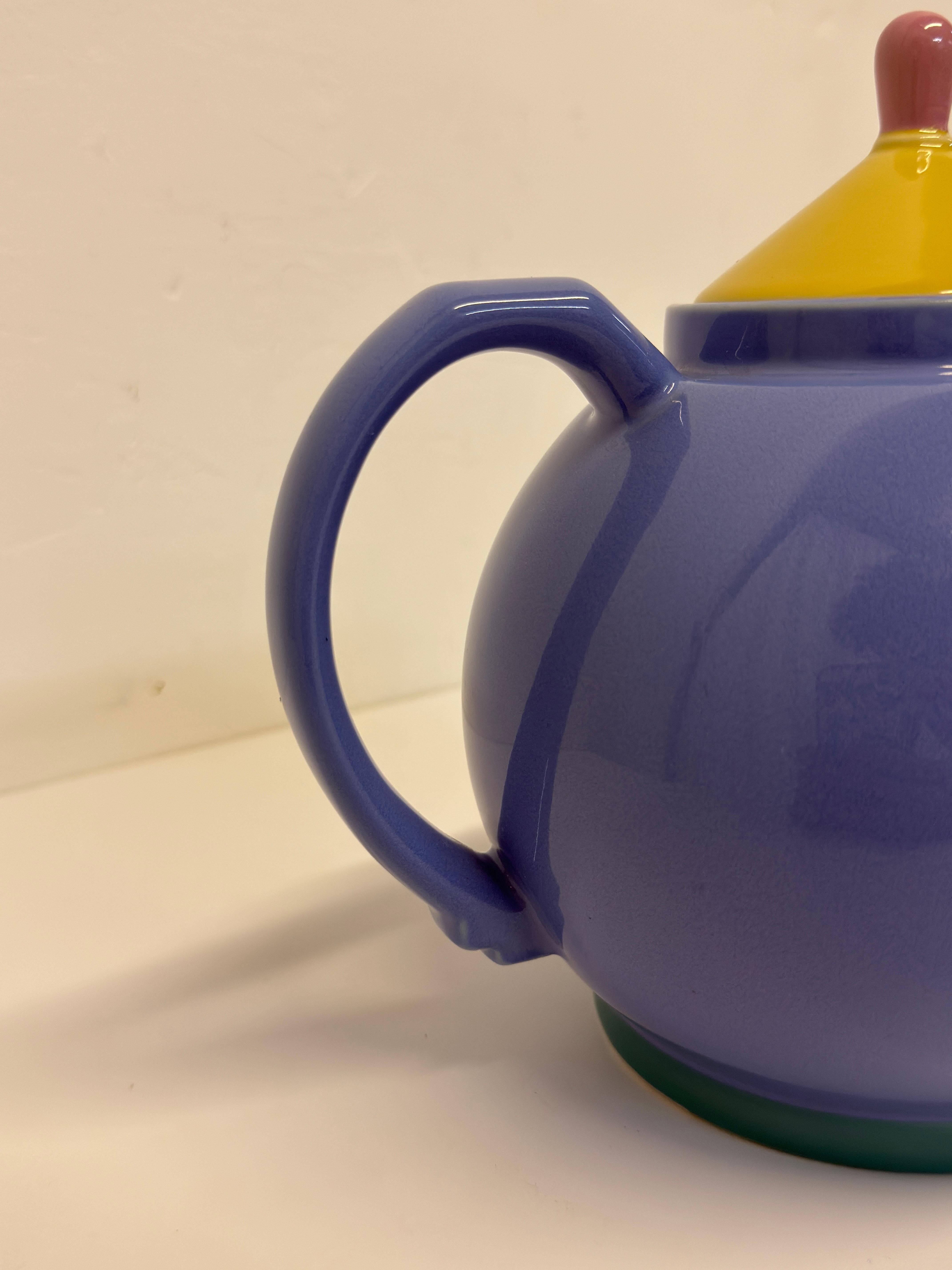 Lindt-Stymeist Postmodern Colorways Tea Kettle, 1980s For Sale 6