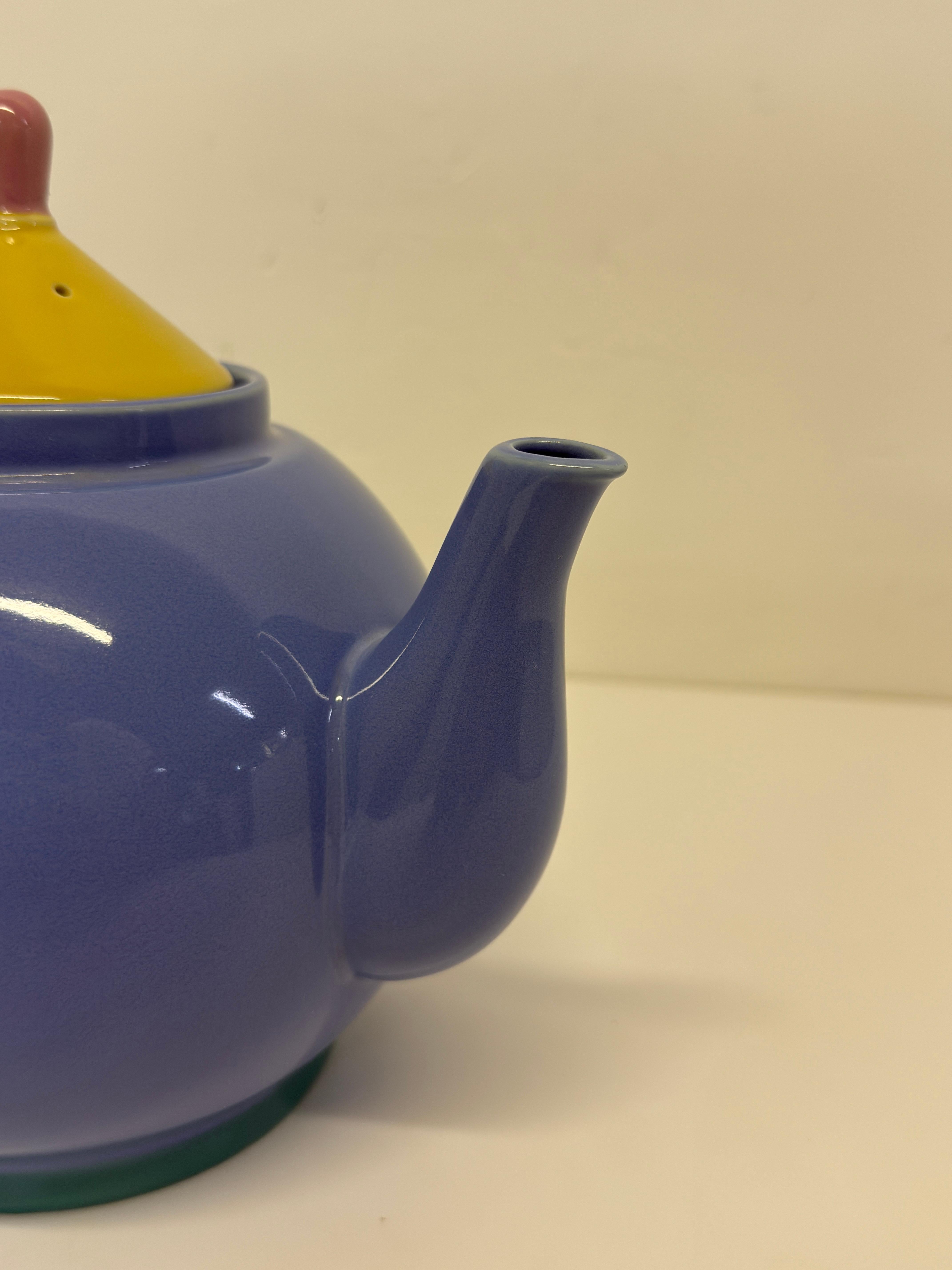 Lindt-Stymeist Postmodern Colorways Tea Kettle, 1980s For Sale 7