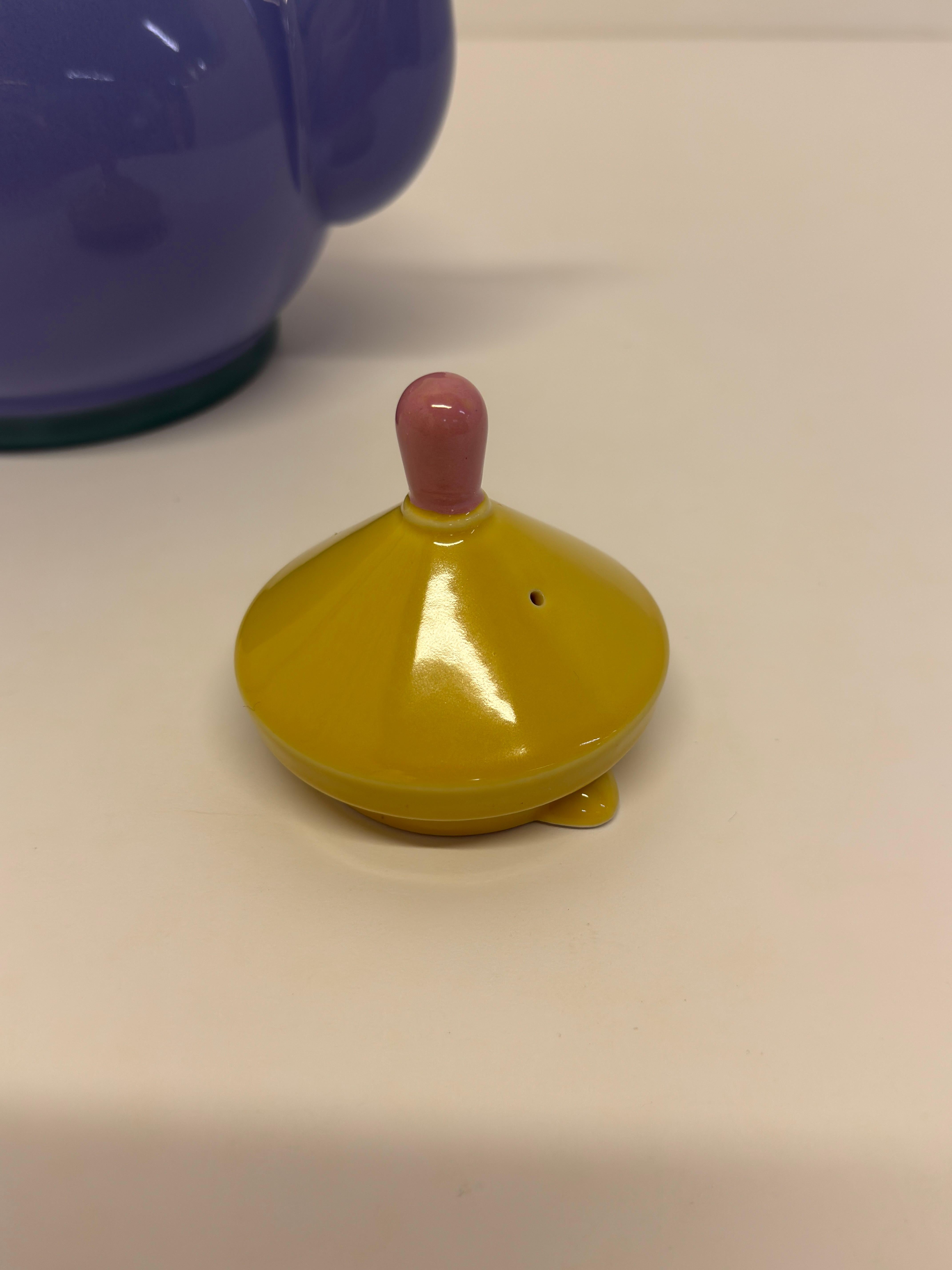 Lindt-Stymeist Postmodern Colorways Tea Kettle, 1980s For Sale 8