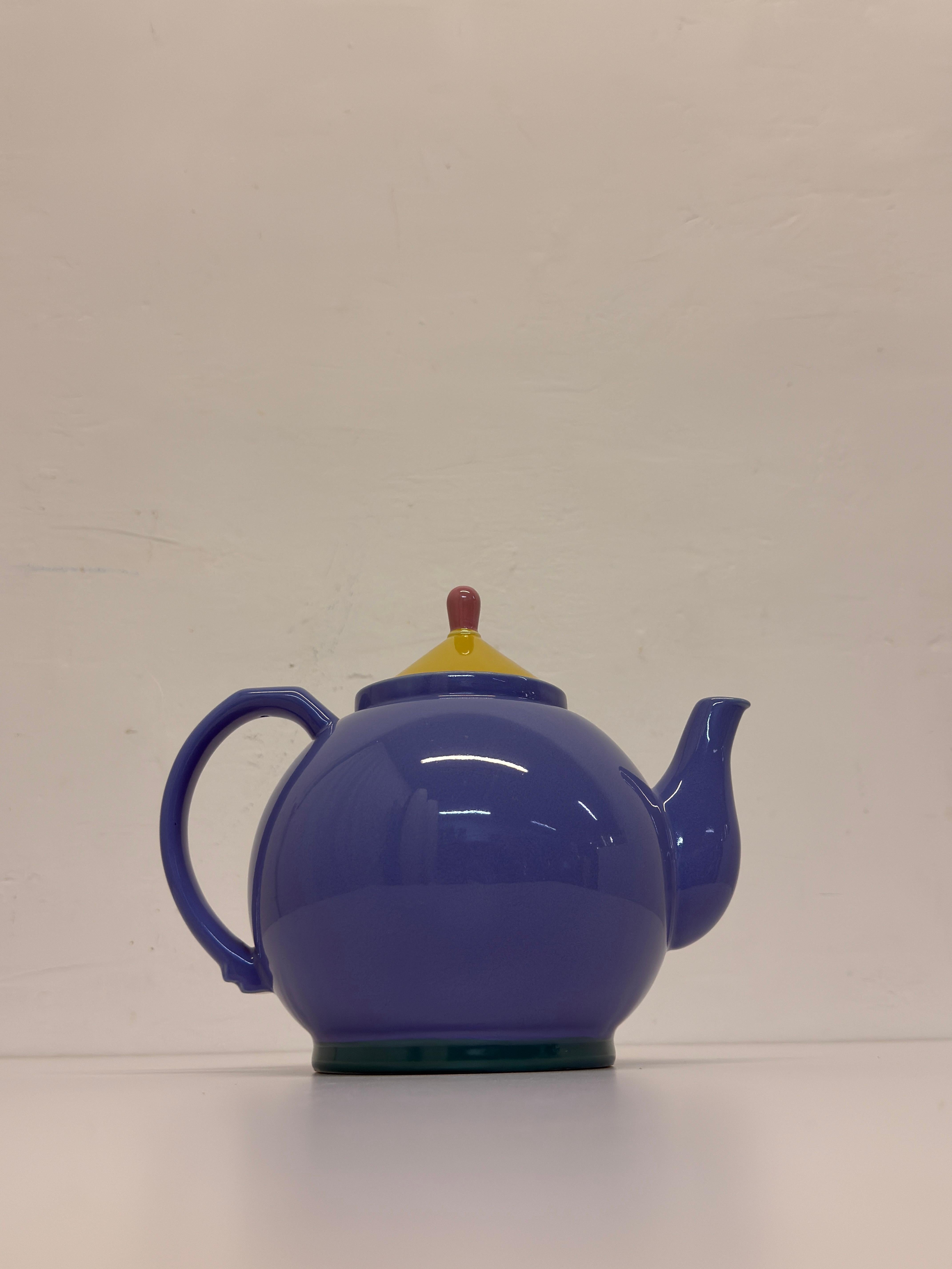 Lindt-Stymeist Postmodern Colorways Tea Kettle, 1980s For Sale 1